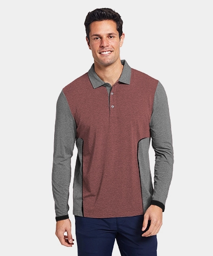 Tailormade Men's Full Sleeves Shirt Polo With Side Panel