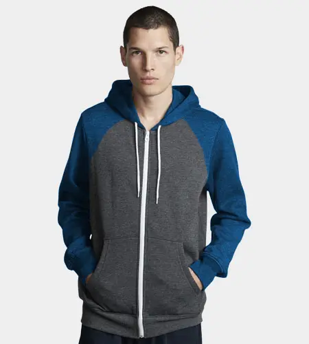Raglan Zipper Hoodie