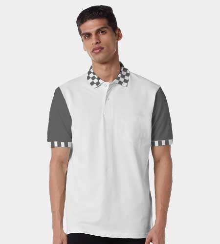 custom Tailormade Men's Jacquard Polo