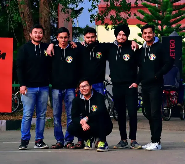 IIT Guwahati students wearing Custom Hoodies